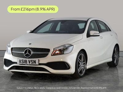 Used Mercedes A200 AMG line 136 HP (100 kW) 2018 White Hatchback