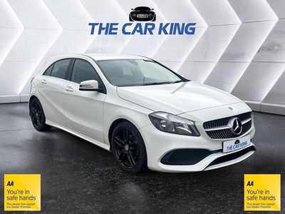 Used Mercedes A180 AMG line 122 HP (89 kW) 2018 White Hatchback