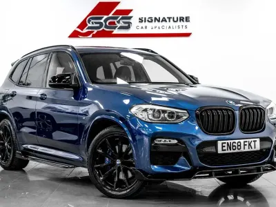Used BMW X3 M Sport 184 HP (135 kW) 2019 Blue SUV
