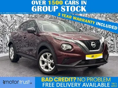 Used Nissan Juke N-Connecta 114 HP (83 kW) 2021 Red SUV