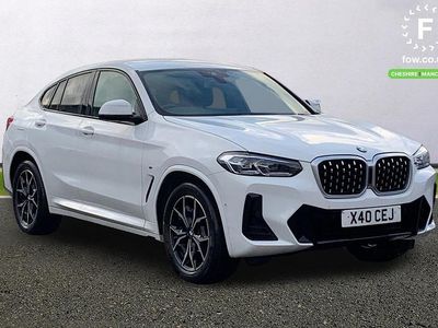 White Used 2022 BMW X4 M Sport SUV | £32,199 (Fair price)