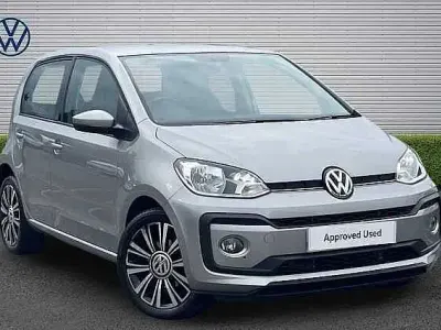 Begagnad VW up! high up! 90 HK (66 kW) 2017 Silver Halvkombi