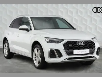 Used Audi Q5 S-Line 204 HP (150 kW) 2021 White SUV