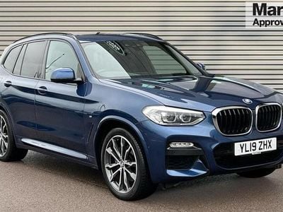 Blue Used 2019 BMW X3 M Sport SUV | £25,979 (Good price)