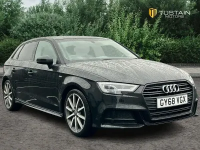 Used Audi A3 Black Edition 116 HP (85 kW) 2018 Black Sedan