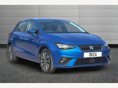 Used Seat Ibiza SE Technology 95 HP (69 kW) 2025 Blue Hatchback