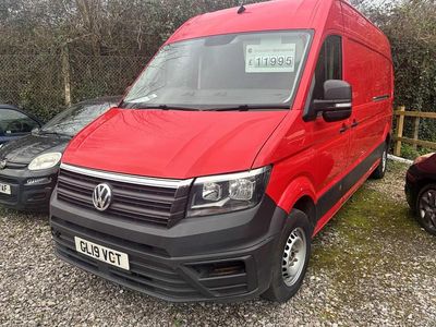 Begagnad VW Crafter Startline 140 HK (102 kW) 2019 Röd Van