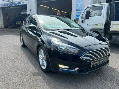 Used Ford Focus Titanium 125 HP (91 kW) 2017 Black Hatchback