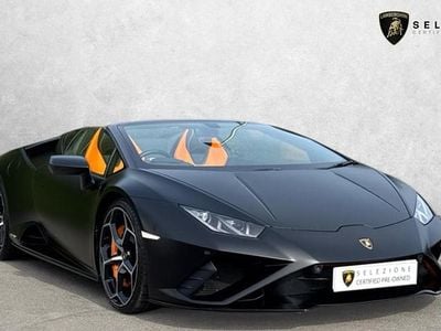 Used Lamborghini Huracán 610 HP (448 kW) 2023 Orange Cabriolet