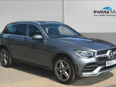 Used Mercedes GLC220 AMG line 194 HP (142 kW) 2022 Grey metallic SUV