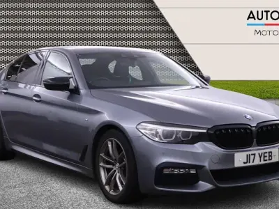 Used BMW 520 M Sport 190 HP (139 kW) 2018 Blue Sedan