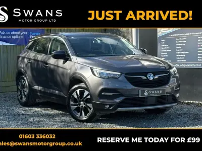 Used Vauxhall Grandland X Sport 130 HP (95 kW) 2019 Grey SUV