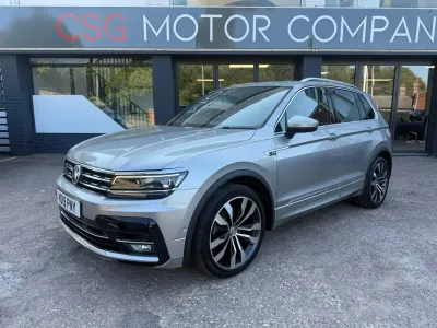 Used VW Tiguan R-line 150 HP (110 kW) 2019 Silver SUV