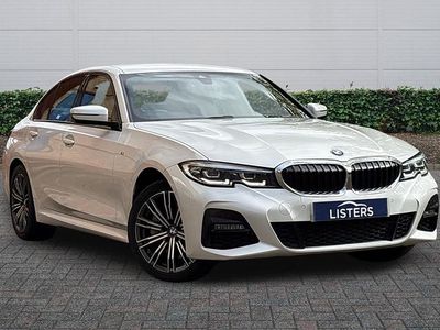 Begagnad BMW 330e M Sport 2018 Vit Sedan