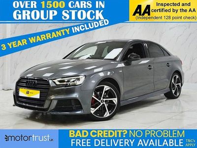 Used Audi A3 Black Edition 150 HP (110 kW) 2019 Grey Sedan