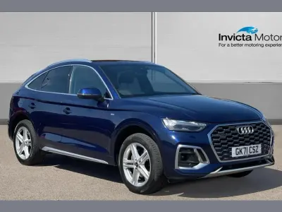 Used Audi Q5 S-Line 265 HP (194 kW) 2021 Blue SUV