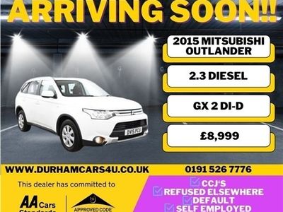 used Mitsubishi Outlander 2.3L DI D GX 2 5d 147 BHP