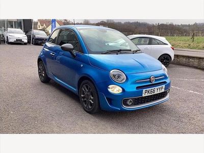 Used Fiat 500 S 69 HP (50 kW) 2016 Blue Hatchback