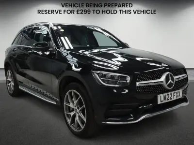 Used Mercedes GLC300e AMG line 2022 Black SUV