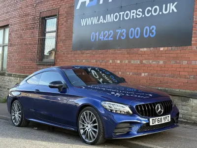 Used Mercedes C43 AMG AMG 390 HP (286 kW) 2019 Blue Coupe