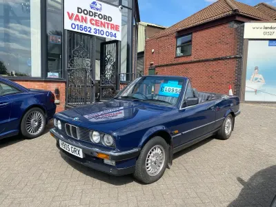 Used BMW 320 Cabriolet Sport Line 1990 Blue Cabriolet