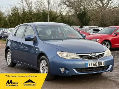 Begagnad Subaru Impreza 2010 Blå Halvkombi