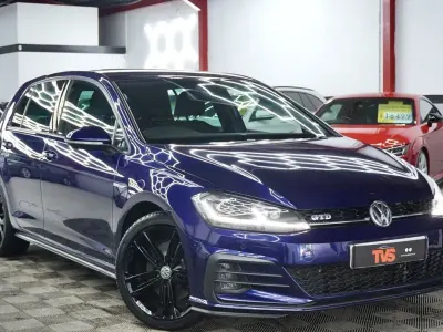 Used VW Golf VII GTD 184 HP (135 kW) 2019 Blue Hatchback