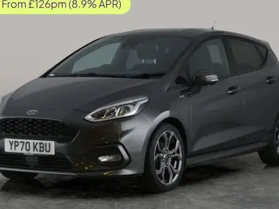 Usado Ford Fiesta ST-Line 125 HP (91 kW) 2020 Cinzento Citadino