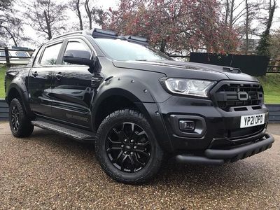 Black Used 2021 Ford Ranger Wildtrack Pickup | £24,990