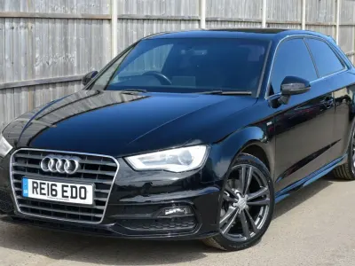 Used Audi A3 S-Line 2016 Black Hatchback