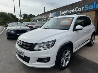 Used VW Tiguan R-line 170 HP (125 kW) 2013 White SUV