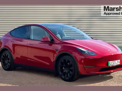 Used Tesla Model Y Long Range AWD 378 kW (514 HP) 2023 Red SUV