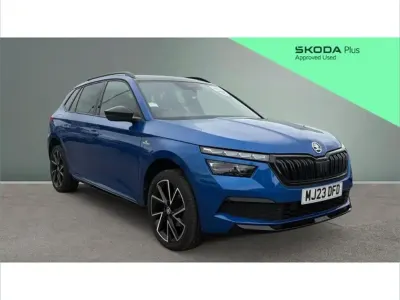 Used Skoda Kamiq Monte Carlo 115 HP (84 kW) 2023 Blue SUV