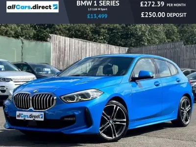 Used BMW 118 M Sport 2020 Blue Hatchback