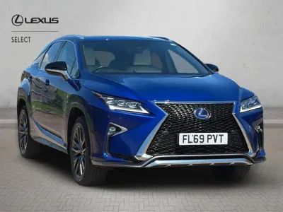 Used Lexus RX450h Sport Line 2019 Blue SUV