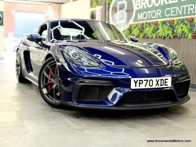 Used Porsche 718 Cayman GT4 2020 Blue Coupe
