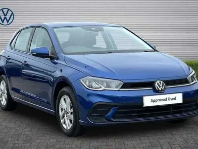 Used VW Polo Life 95 HP (69 kW) 2022 Blue Hatchback