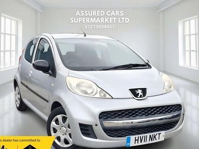 Silver Used 2011 Peugeot 107 Hatchback | £3,985 (Fair price)