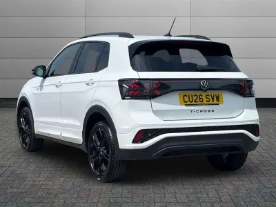 New VW T-Cross Black Edition 115 HP (84 kW) 2026 White SUV