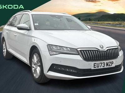 Used Skoda Superb SE Technology 150 HP (110 kW) 2023 White Estate