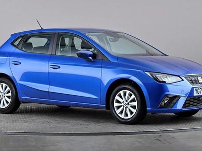 Used Seat Ibiza SE 95 HP (69 kW) 2023 Blue Hatchback