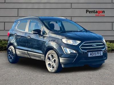 Shadow black Used 2019 Ford Ecosport Zetec SUV | £9,995 (Fair price)
