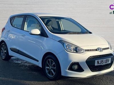 White Used 2015 Hyundai i10 Premium Hatchback | £5,201 (Fair price)
