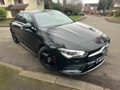 Begagnad Mercedes CLA180 AMG Line Premium Plus 2020 Svart Sedan