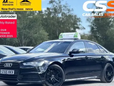 Used Audi A6 Black Edition 190 HP (139 kW) 2016 Black Sedan