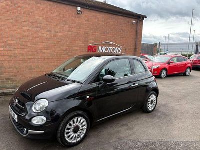 Black Used 2019 Fiat 500 Lounge Hatchback | £4,495 (Good price)