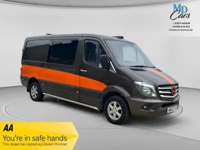 Used Mercedes Sprinter 163 HP (119 kW) 2016 Brown Van