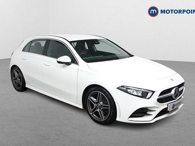 Used Mercedes A200 AMG line 2018 White Hatchback