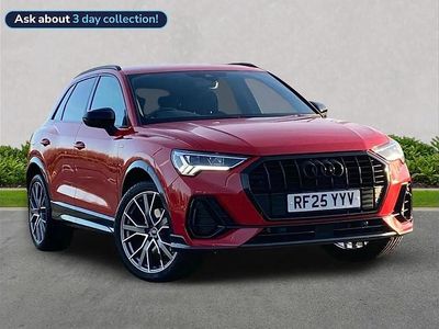 New Audi Q3 Black Edition 150 HP (110 kW) 2025 Red SUV