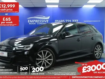 Usado Audi A3 Sportback Black Edition 116 HP (85 kW) 2018 Preto Citadino